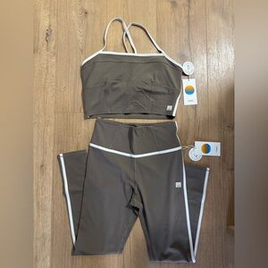 Vuori All The Feels Corset Tank and Leggings